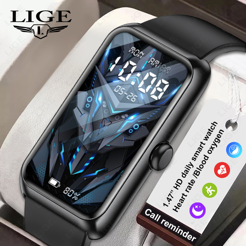 Men'S Fashion Week 2026 - LIGE New Sport Fitness Tracker Smart