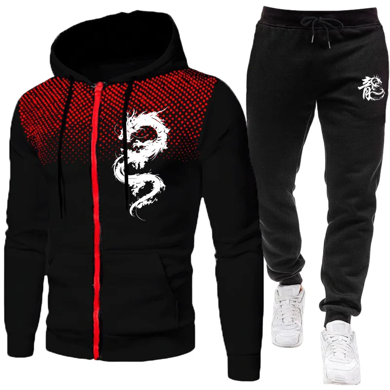 Men'S Fashion Tips - Men's Paris Dragon Pattern Fashion Print