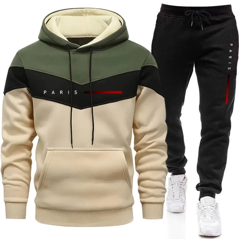 Men'S Fashion Tips - Paris Fashion Men's Hoodies Set Daily