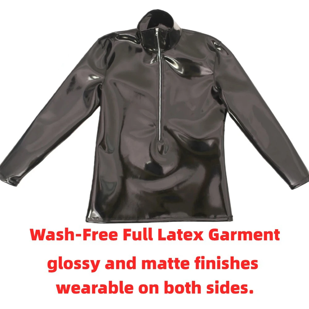 New Fashion Cloth Latex Men's  - огляд і ціна Fashion Mens Shirt