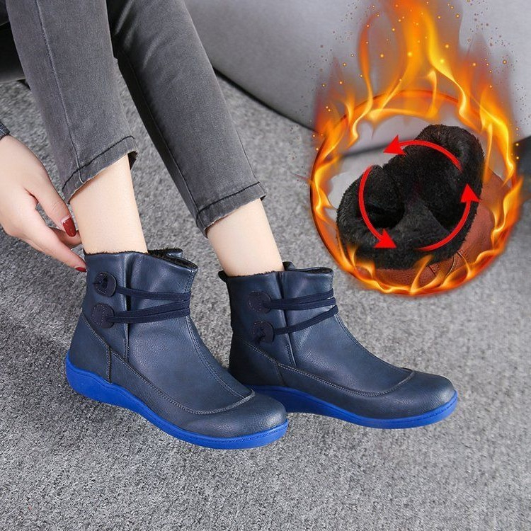 Women Vintage Round Toe PU Lea - огляд і ціна Mens Fashion Vintage
