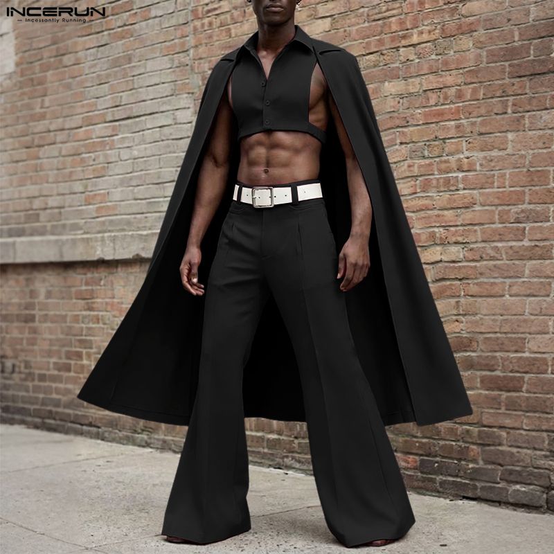 INCERUN Men Sets Solid Color L - огляд і ціна Men'S Fashion 2026