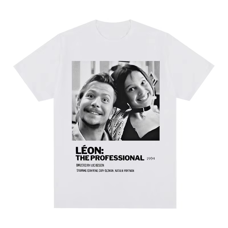 Léon Vintage T-shirt Movie The - огляд і ціна Jeans Shirt Fashion For Men