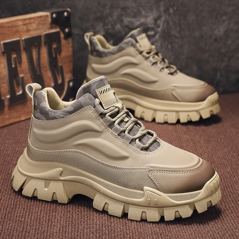 Men's Ankle Boots Fashion Comb - огляд і ціна Mens Fashion Combat Boots