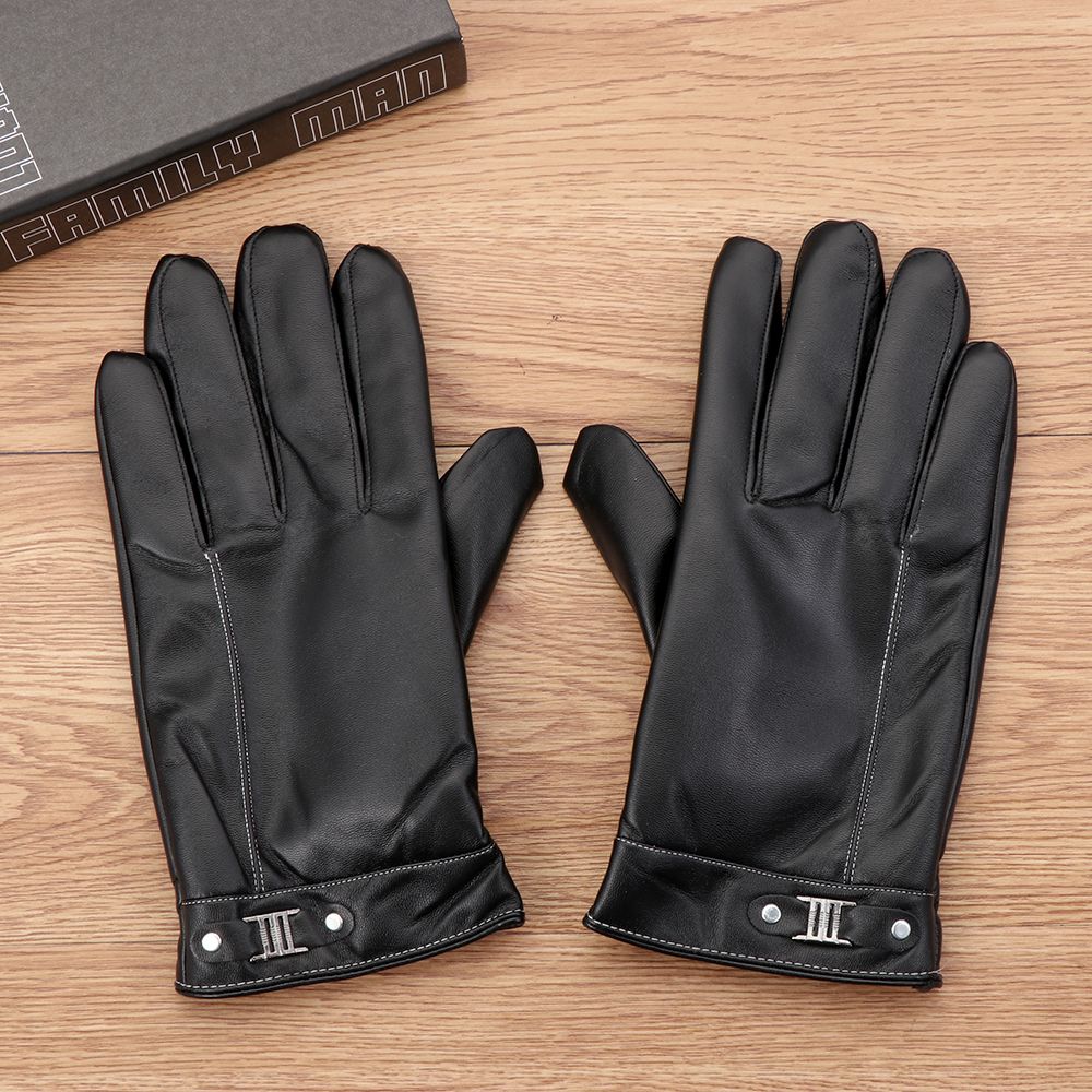 Men's Fleece Thermal Leather G - огляд і ціна Driving Gloves Leather