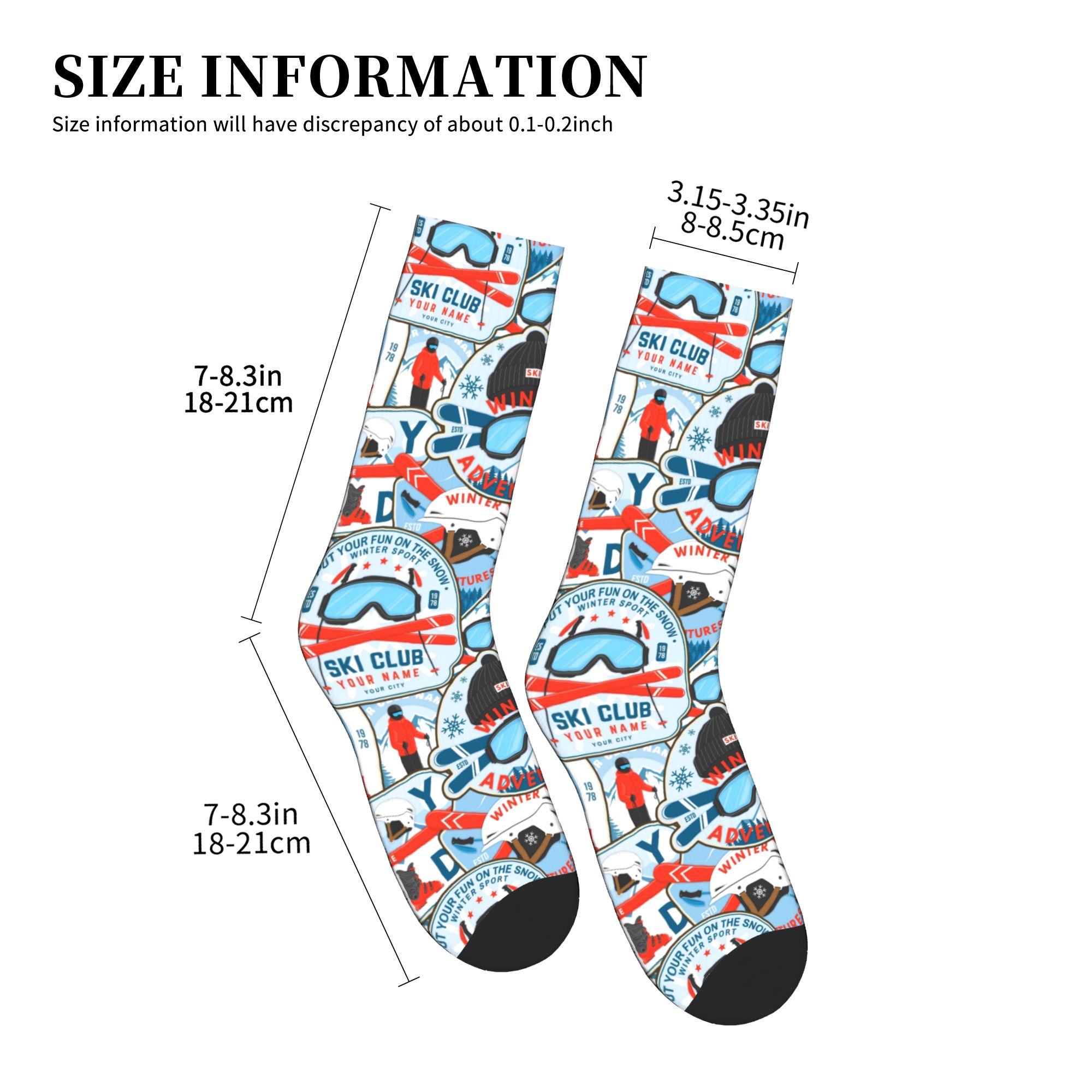 Vintage Red Blue Ski Club Seam - огляд і ціна Mens Fashion Vintage