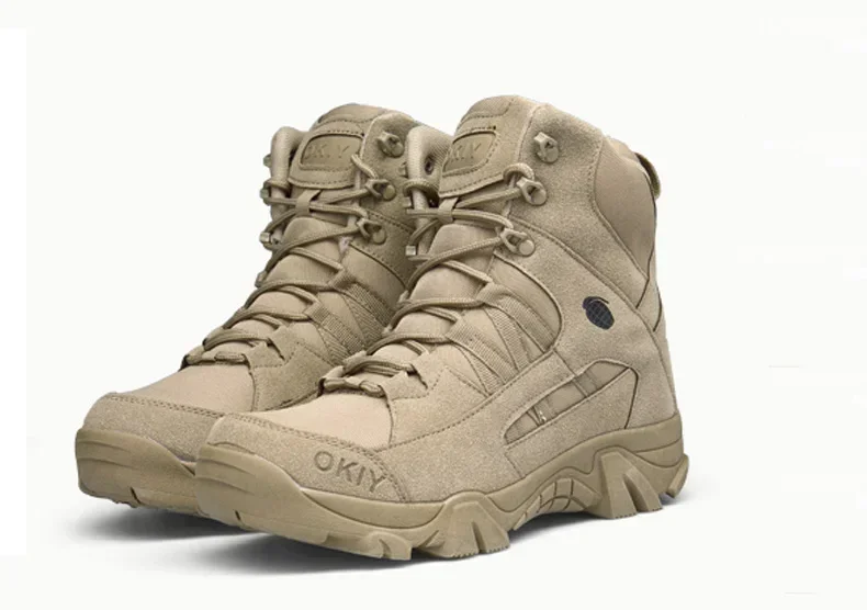 Outdoor Leather Hiking Shoes M - огляд і ціна Mens Fashion Combat Boots