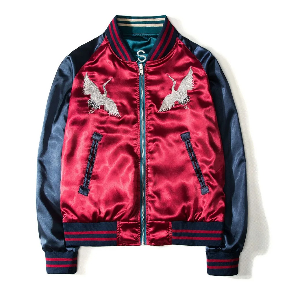Reversible Baseball Jacket Men - огляд і ціна Varsity Jacket Letterman