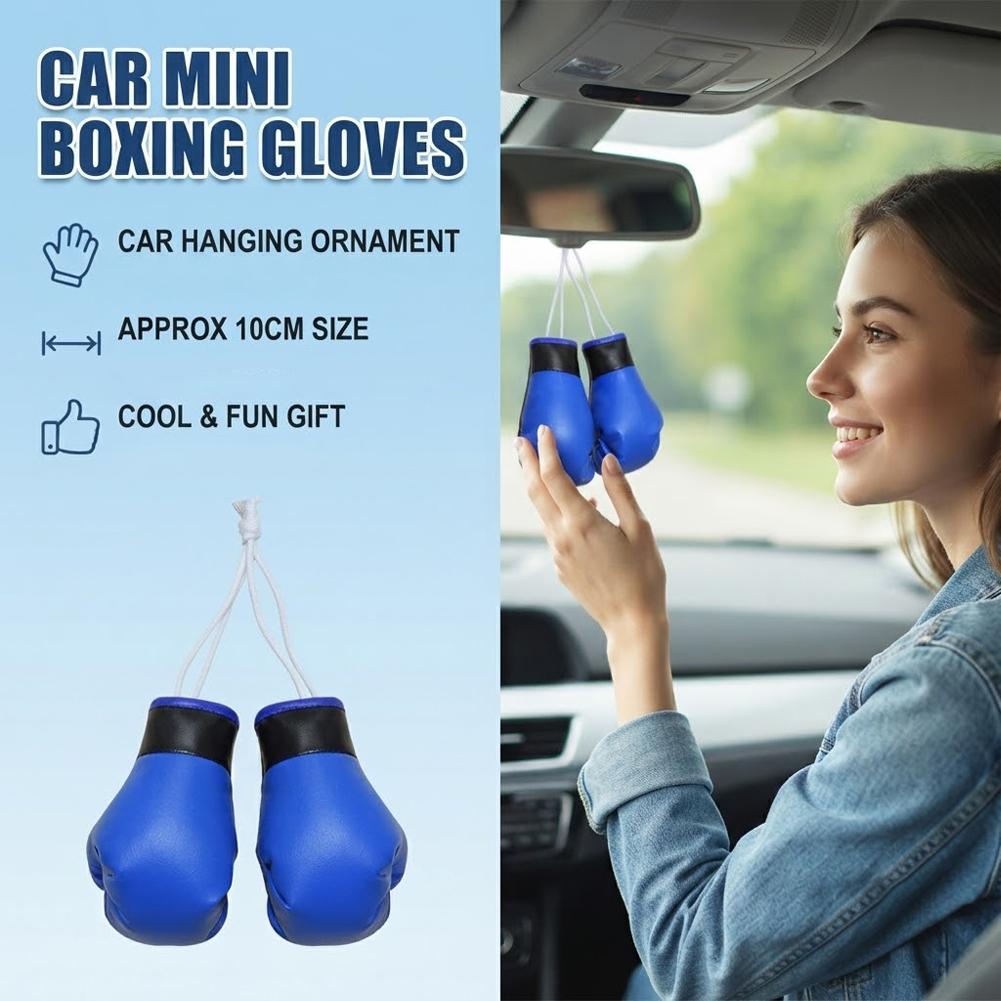 Mini Boxing Gloves Car Rearvie - огляд і ціна Driving Gloves Leather