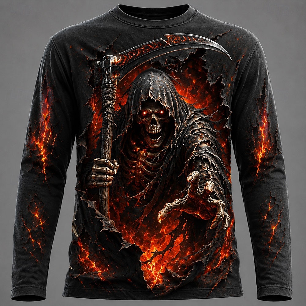 Halloween Men 3D Graphic Print - огляд і ціна Men Fashion Upper