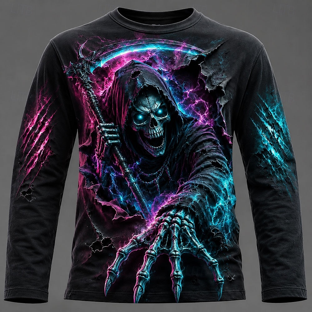 Halloween Men 3D Graphic Print - огляд і ціна Men Fashion Upper