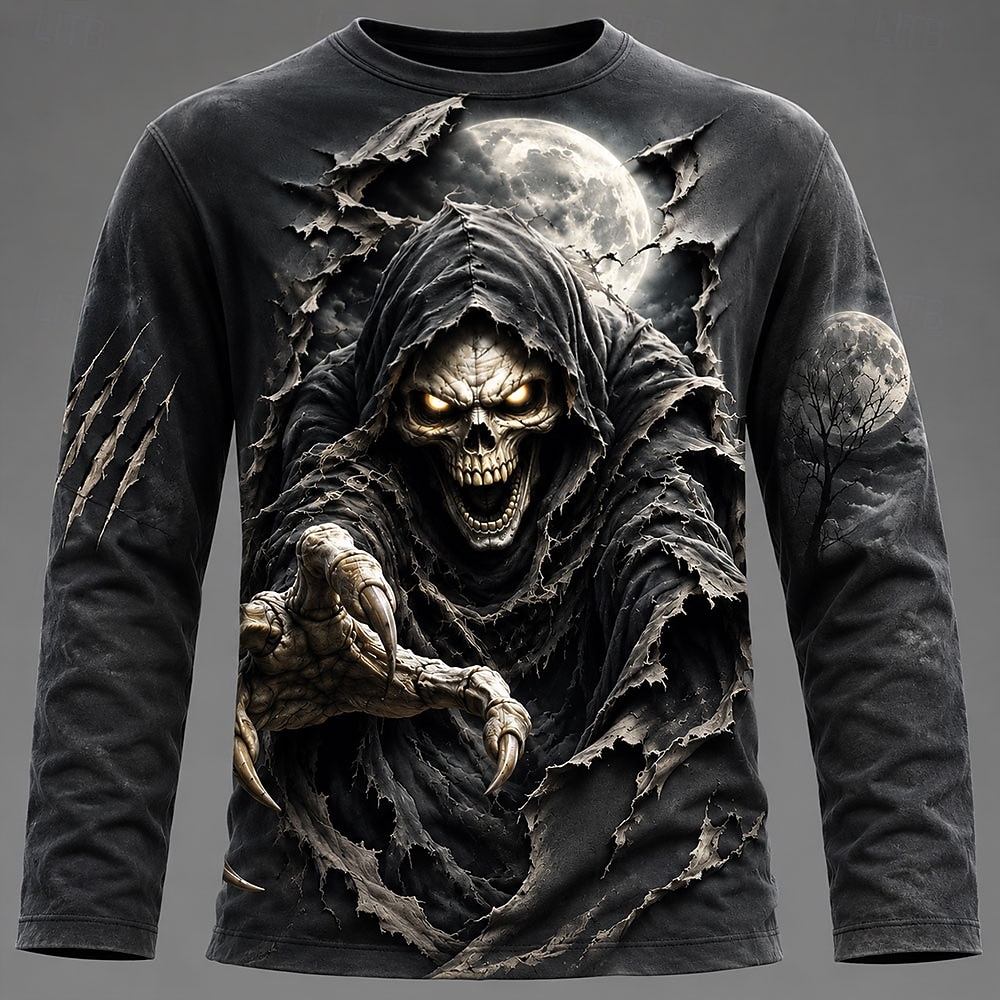 Halloween Men 3D Graphic Print - огляд і ціна Men Fashion Upper