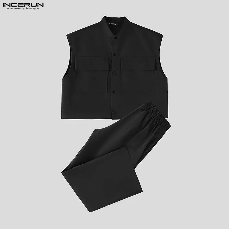 INCERUN Men Sets Solid Sleevel - огляд і ціна Men'S Fashion Tips