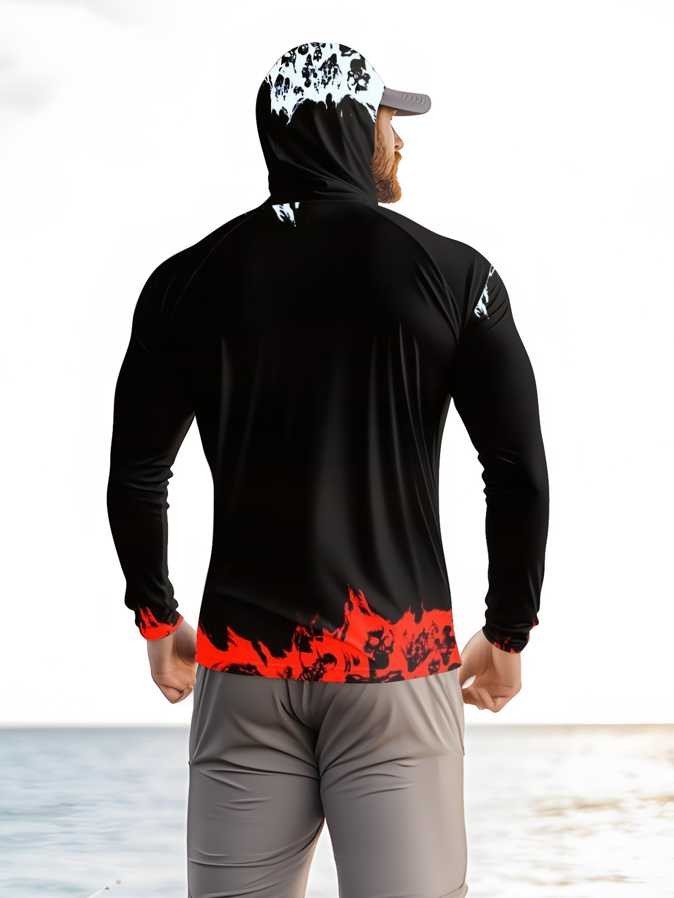 Men Hood Fishing Shirt long sl - огляд і ціна Men Fashion Upper