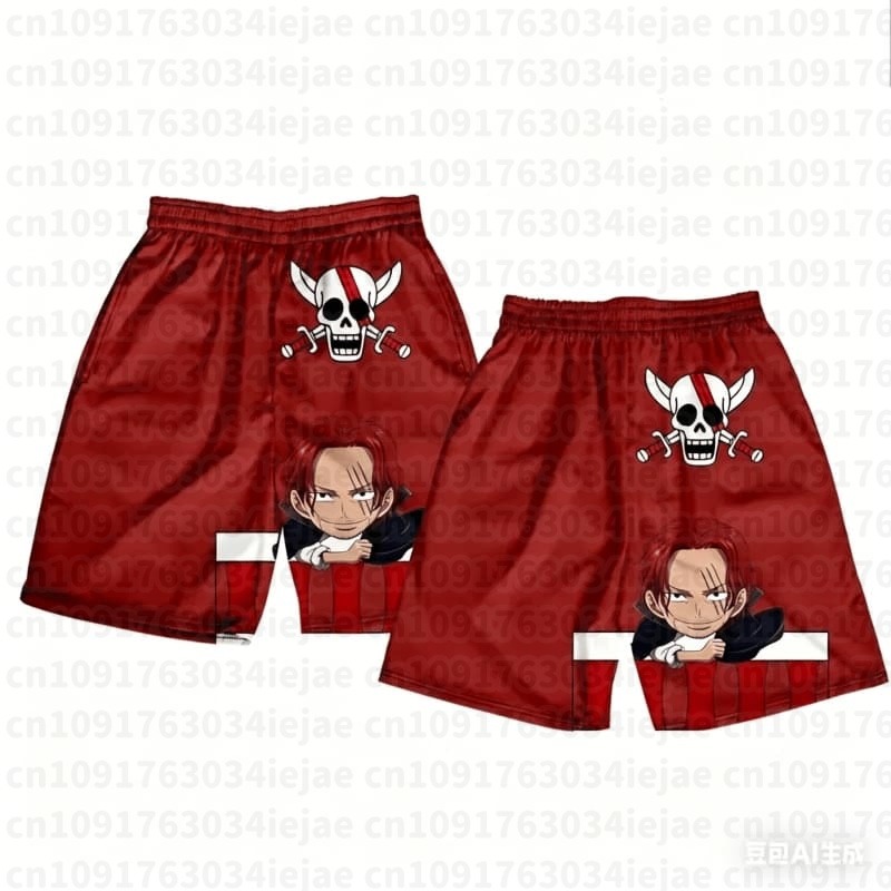 One Piece 3D Print Shorts Shan - огляд і ціна Swim Trunk Shorts