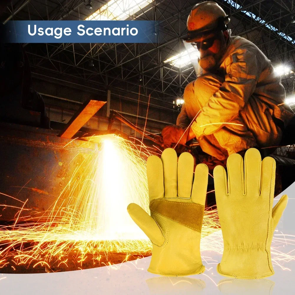 Leather Work Safe Gloves for G - огляд і ціна Driving Gloves Leather