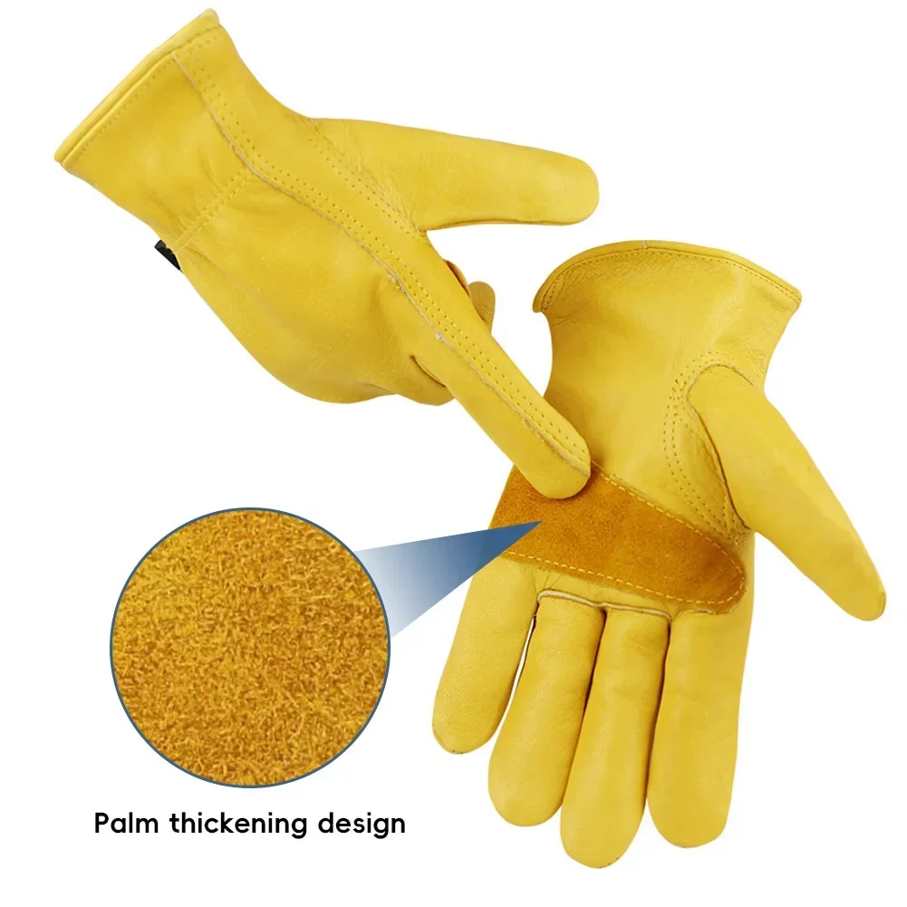 Leather Work Safe Gloves for G - огляд і ціна Driving Gloves Leather