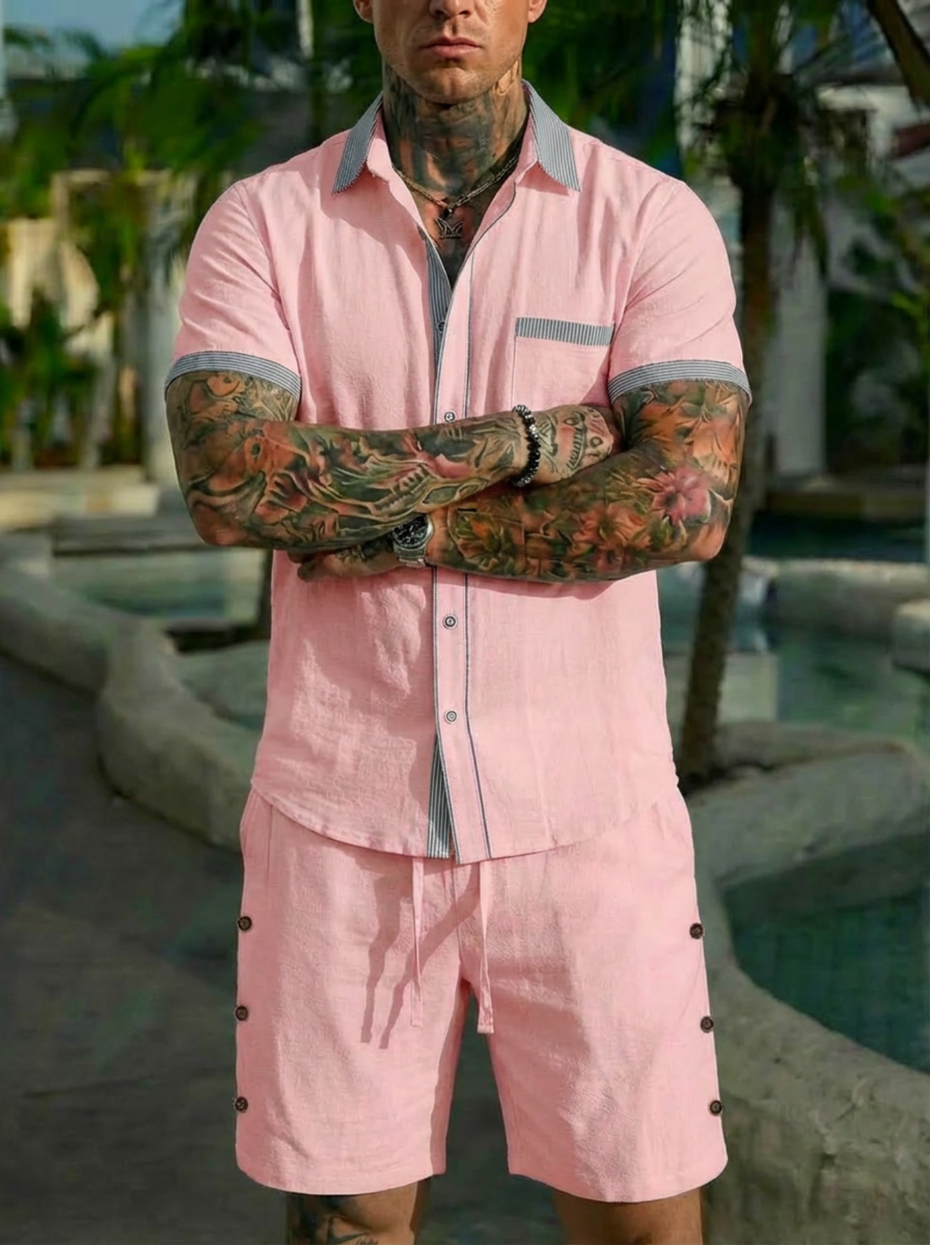 Men's Fashion Cuban Style Shir - огляд і ціна Men'S Fashion 2026