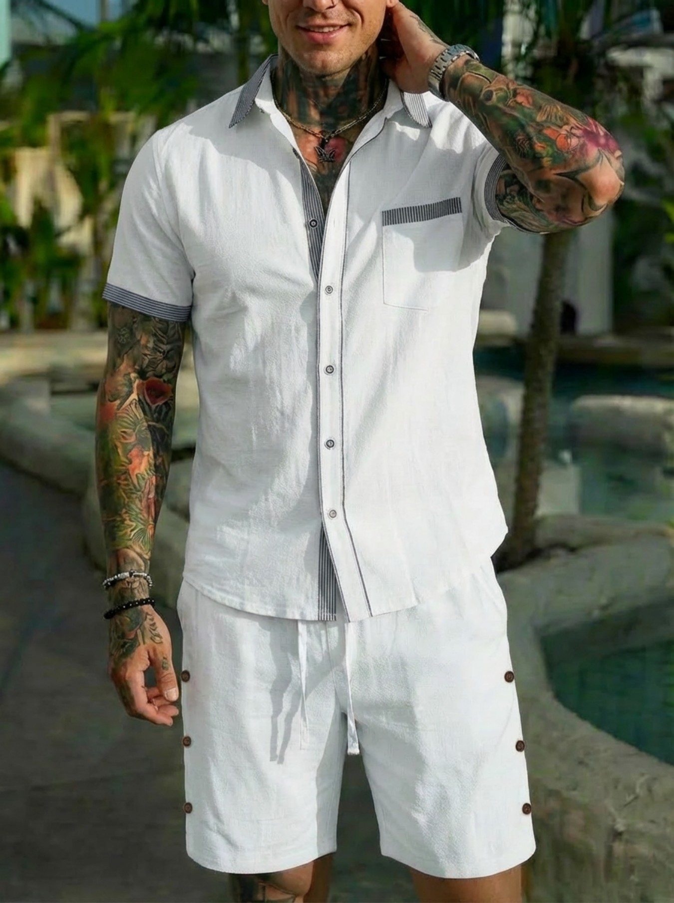 Men's Fashion Cuban Style Shir - огляд і ціна Men'S Fashion 2026