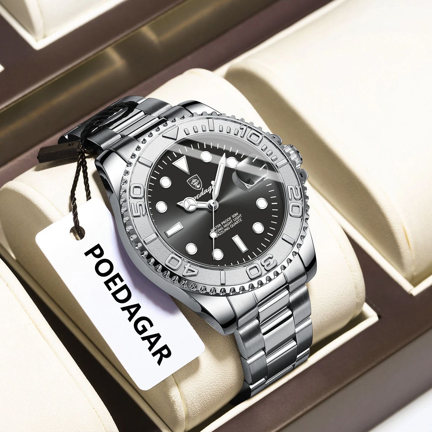 POEDAGAR Trendy Sport Man Watc - огляд і ціна Men'S Fashion Box