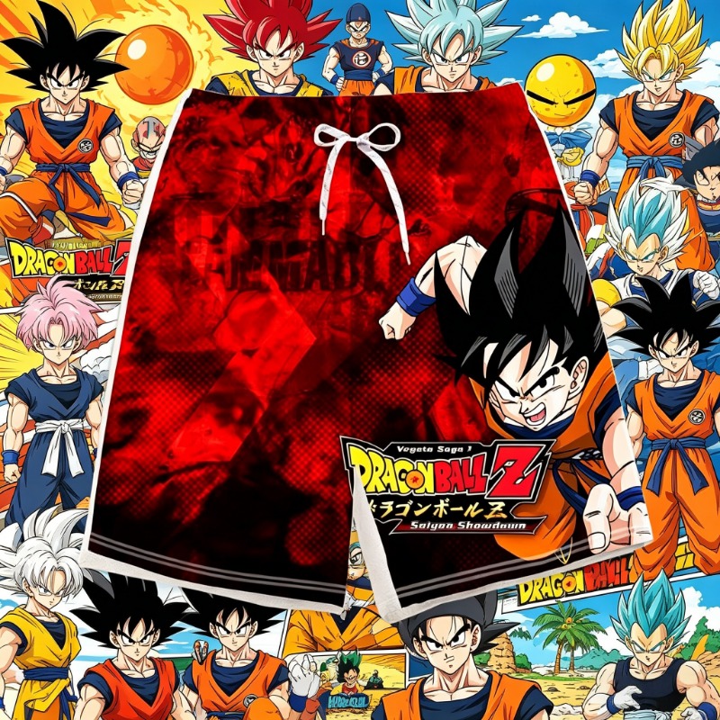 2026 Trendy Dragon Ball Printe - огляд і ціна Swim Trunk Shorts