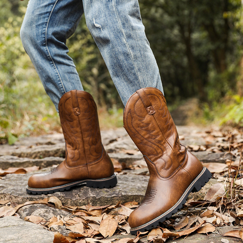 Men's Boots Classic Handmade E - огляд і ціна Mens Fashion Vintage
