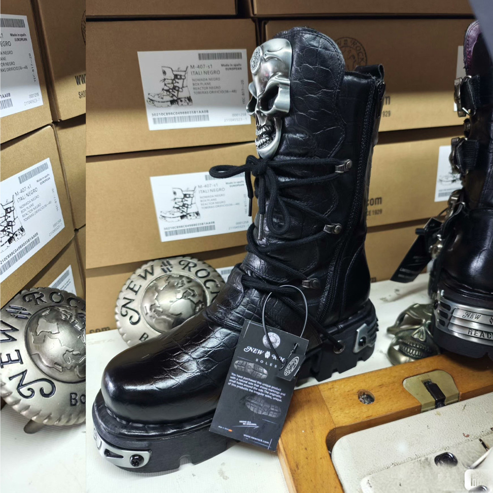 Fashion Genuine Leather Men's  - огляд і ціна Mens Fashion Combat Boots