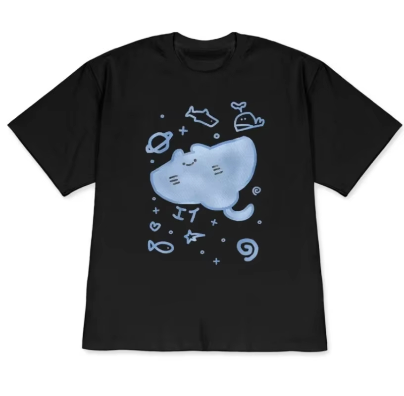 2026 Kawaii T-Shirt Tops Cute  - огляд і ціна Men'S Fashion Korea