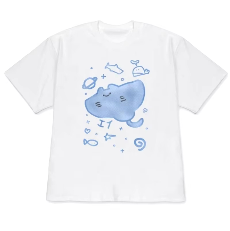 2026 Kawaii T-Shirt Tops Cute  - огляд і ціна Men'S Fashion Korea