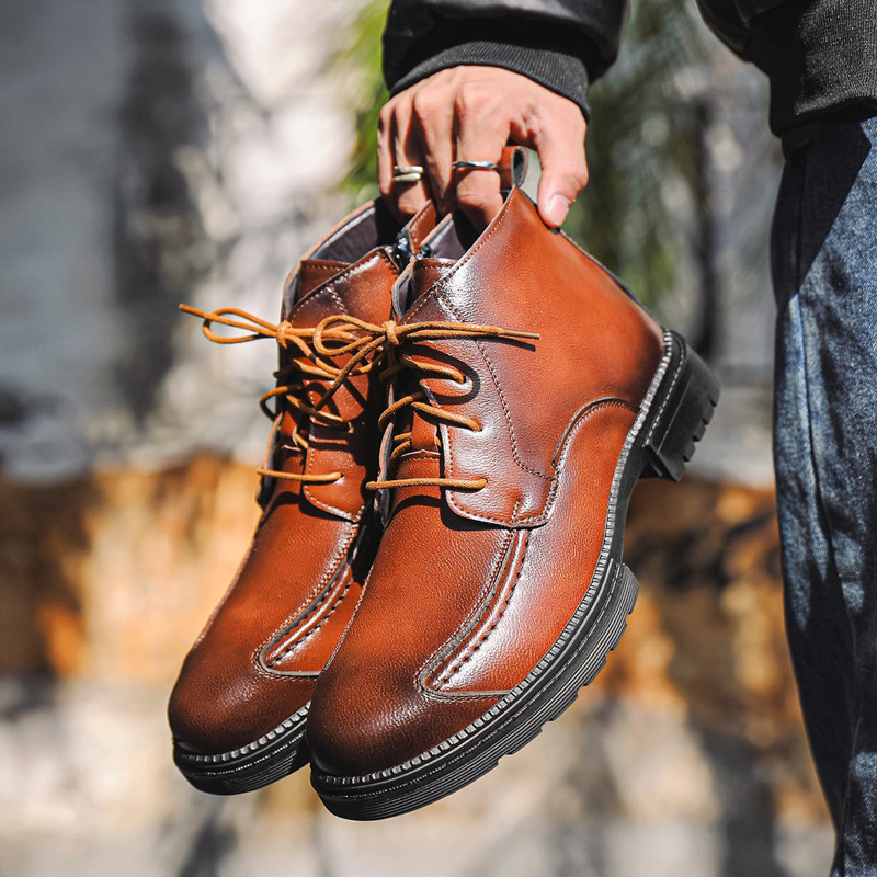 Fashion Designer Men Shoes Ret - огляд і ціна Mens Fashion Combat Boots