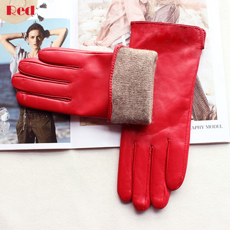 Women's Color Sheepskin Leathe - огляд і ціна Driving Gloves Leather