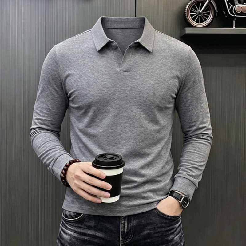 Men's Business Casual Long Sle - огляд і ціна Men Fashion Upper