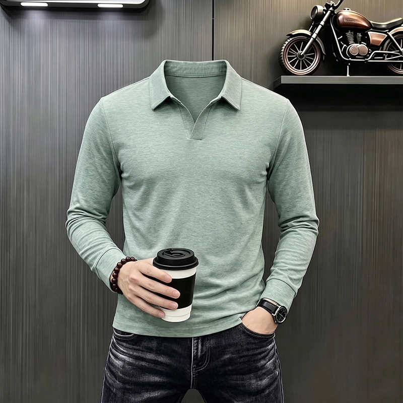 Men's Business Casual Long Sle - огляд і ціна Men Fashion Upper