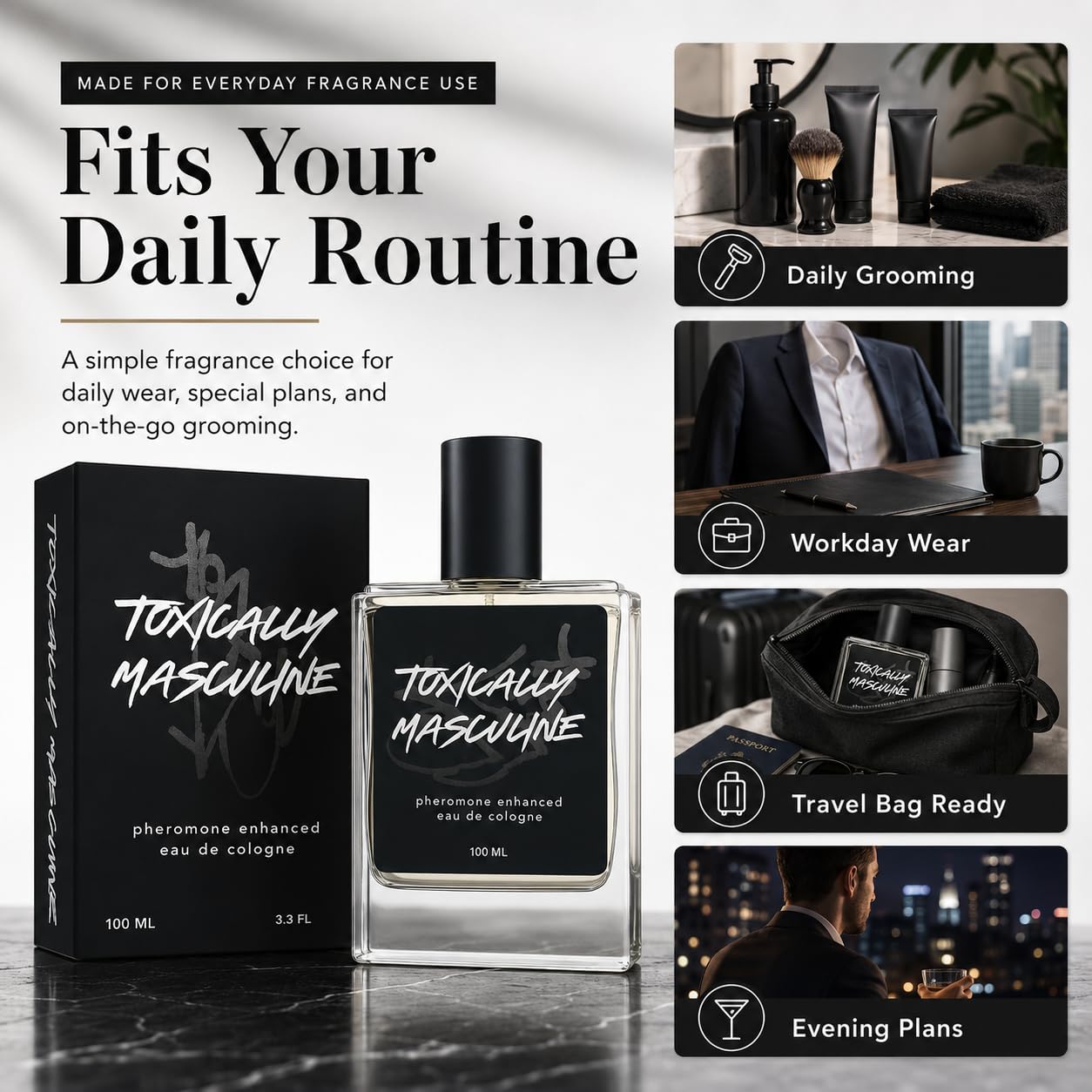 Toxically Masculine Cologne In - огляд і ціна Mens Fashion Modern