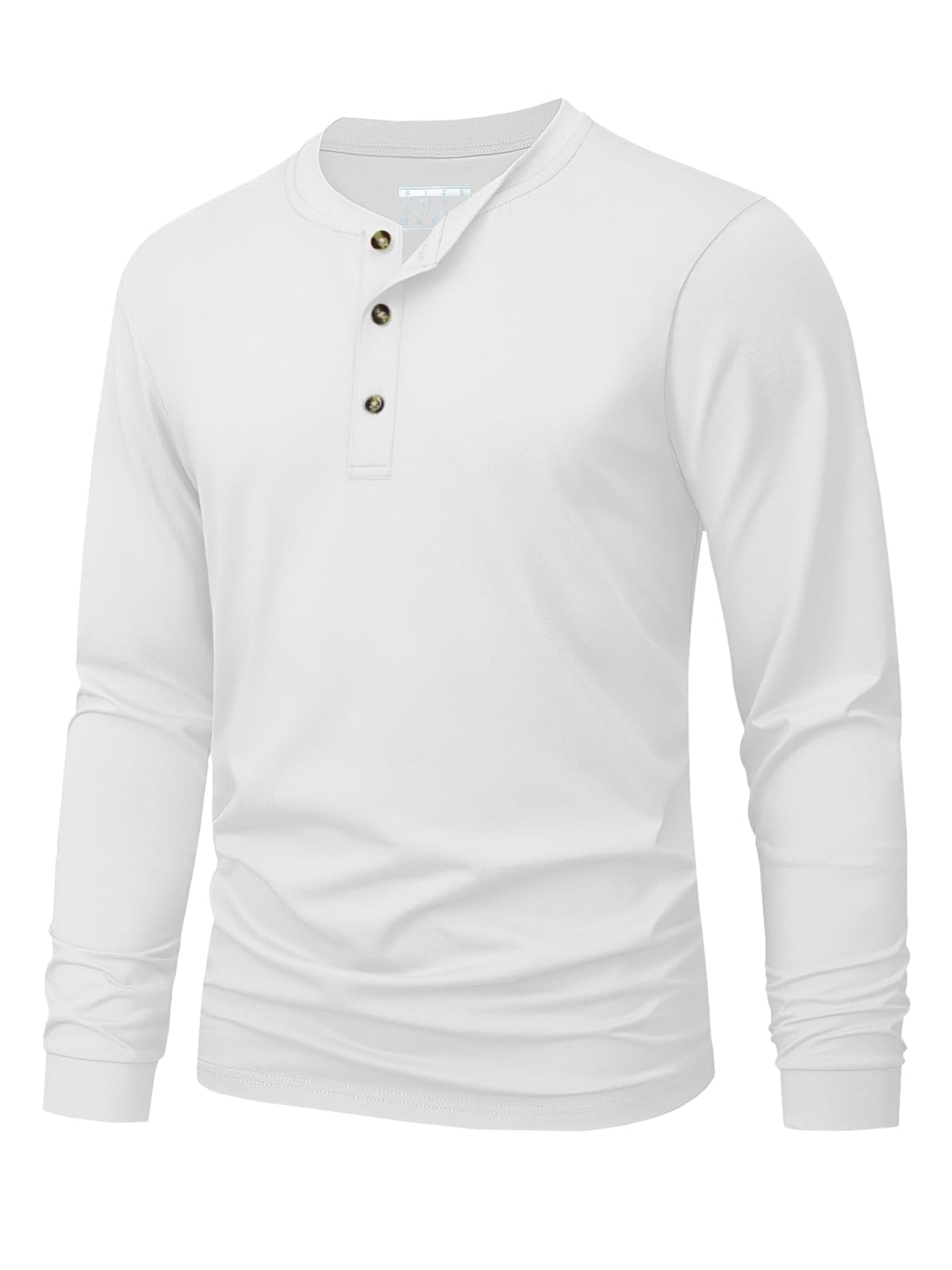 Men's Henley T-Shirt Simple So - огляд і ціна Fashion Mens Shirt