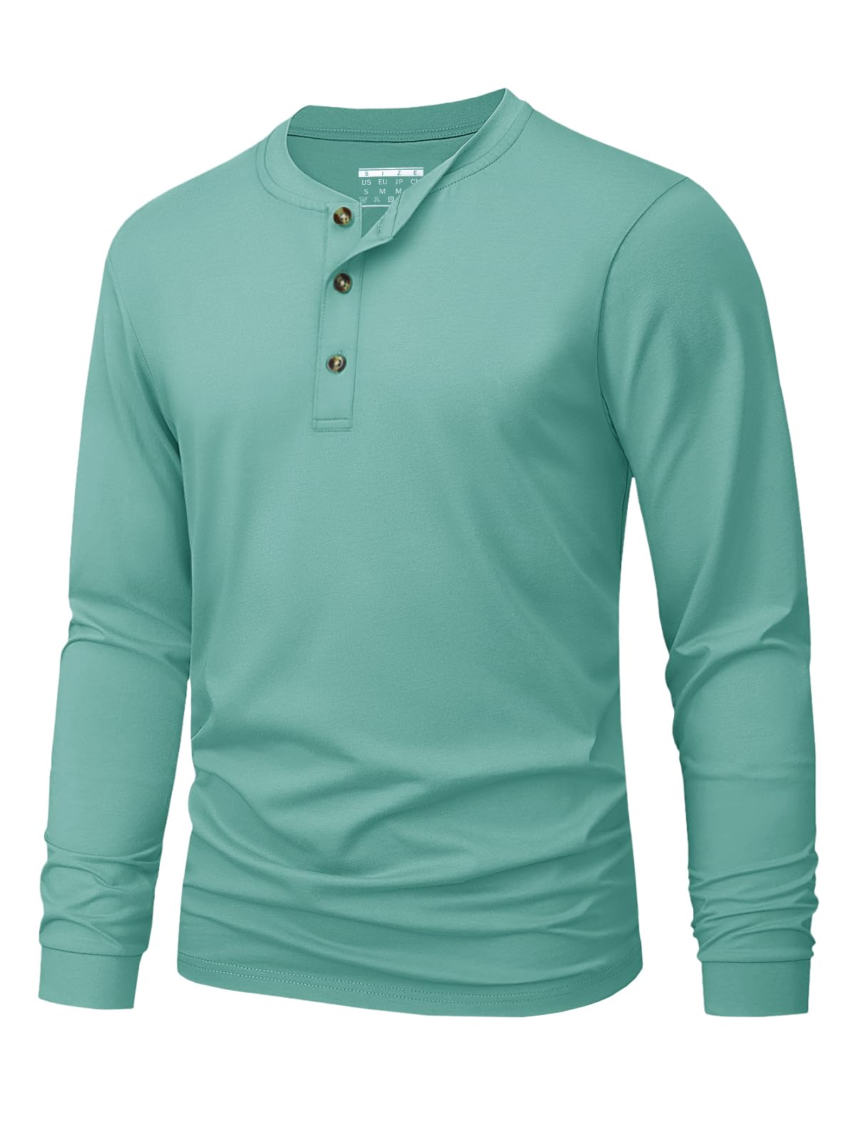Men's Henley T-Shirt Simple So - огляд і ціна Fashion Mens Shirt