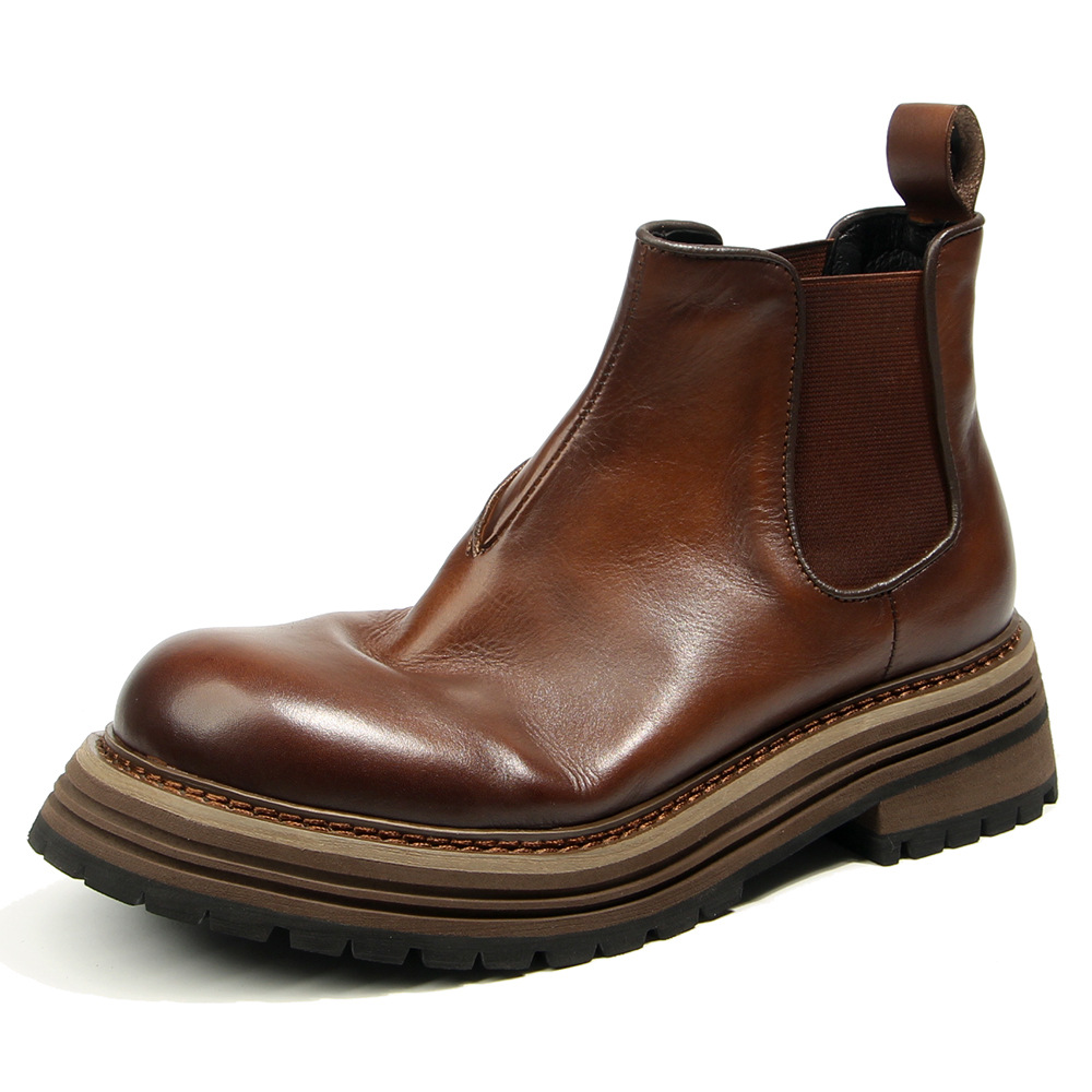 Fashion Chelsea British Retro  - огляд і ціна Mens Fashion Combat Boots