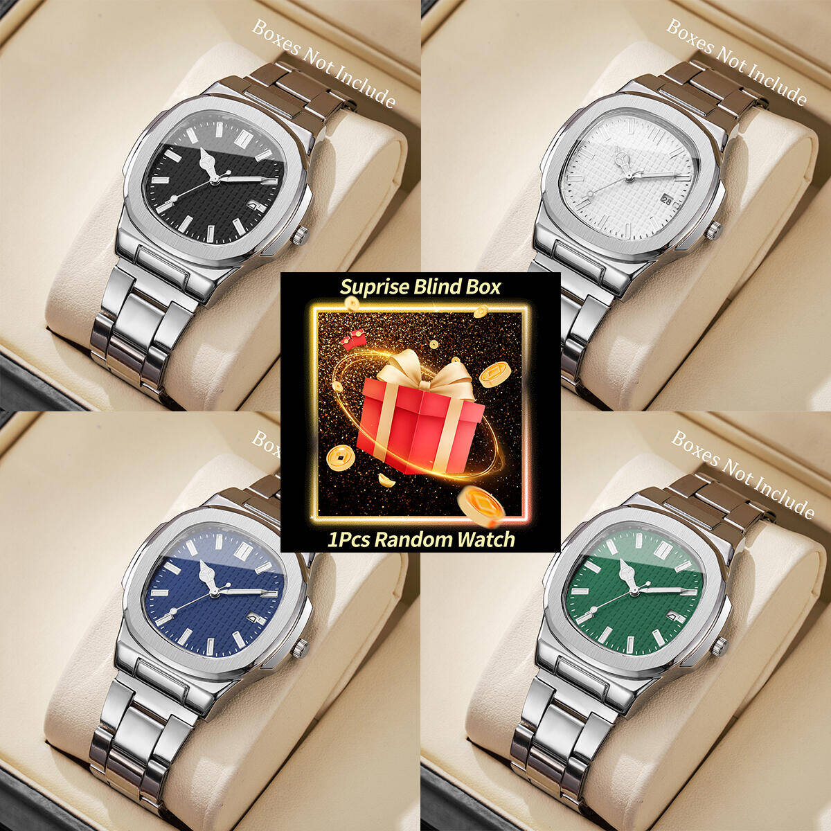 1PC Surprise Mystery Watch Bli - огляд і ціна Men'S Fashion Box